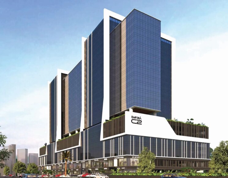 Exterior View, emperia-c2 Commercial Office Space 1001 Sq.Ft. In Turbhe Navi Mumbai 9291787