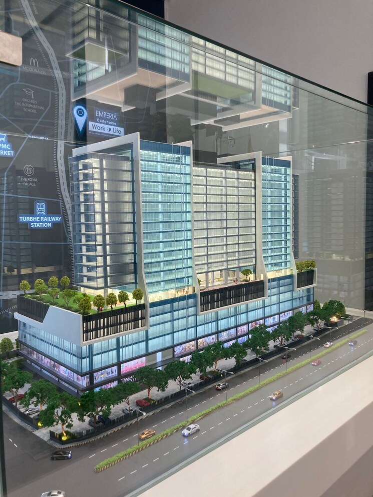 Exterior View, emperia-c2 Commercial Office Space 1001 Sq.Ft. In Turbhe Navi Mumbai 9291787