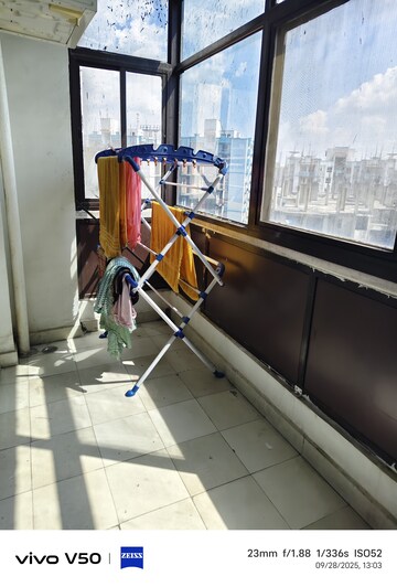 Balcony in 3.5 BHK Apartment at Techman Moti Residency, Raj Nagar Extension – for Sale