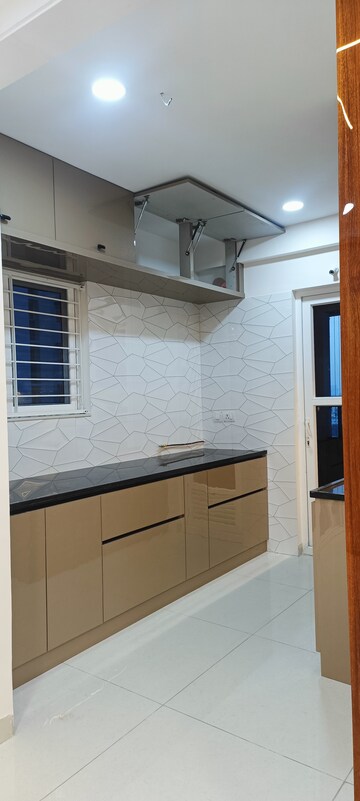 Kitchen in 3 BHK Apartment at Aparna Sarovar Zicon, Nallagandla – for Rent
