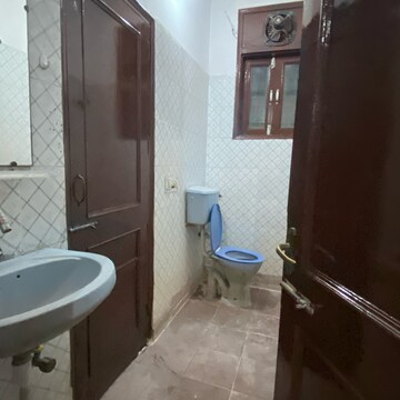 Bathroom in 2 BHK Builder Floor at Chattarpur – for Rent