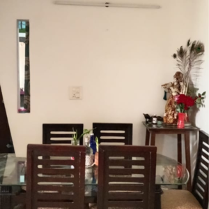 Staircase in 2 BHK Apartment at BCC Bharat Residency, Ahinsa Khand 2 – for Rent