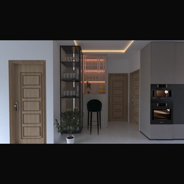 1 BHK Apartment – Exterior View View at Sikka Karnam Greens, Garhi Village - for Rent