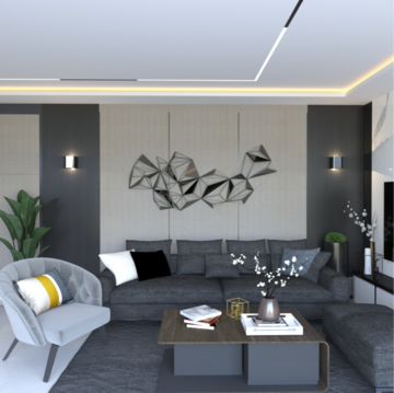 Team Area in 1 BHK Apartment at Sikka Karnam Greens, Garhi Village – for Rent