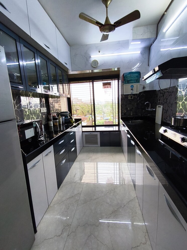 Kitchen, vishram-tower 2 Bedroom 1000 Sq.Ft. Apartment In Shree Nagar Thane 9291877