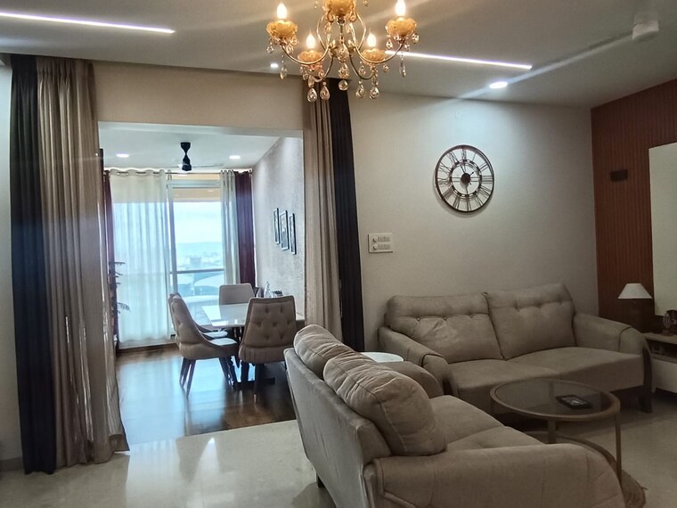 Living Room, ganga-platino 2.5 Bedroom 1000 Sq.Ft. Apartment In Kharadi Pune 9291880