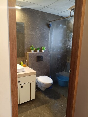 Bathroom in 2.5 BHK Apartment at Ganga Platino, Kharadi – for Rent