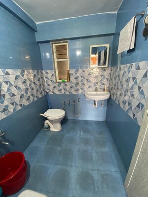 Bathroom in 2 BHK Apartment at Bodakdev – for Rent
