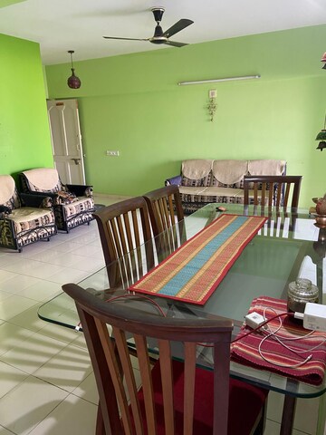 Dining area in 2 BHK Apartment at Bodakdev – for Rent
