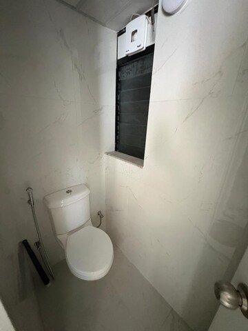 Bathroom in 1 BHK Apartment at Runwal Gardens Phase 2, Dombivli East – for Rent