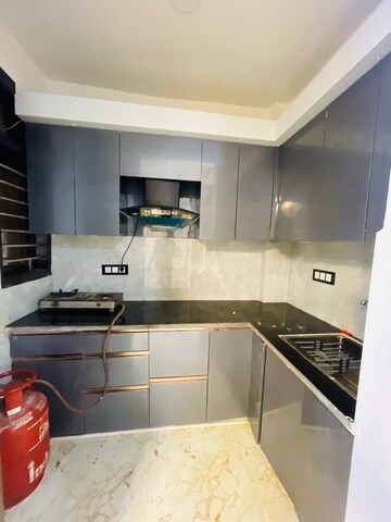Kitchen in 2 BHK Builder Floor at Bharat Society, Dwarka Mor – for Rent