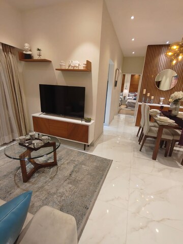 Living Room in 1 BHK Builder Floor at Delta Aveon City, Rabale – for Sale