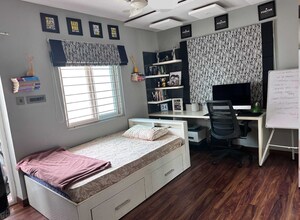 Bedroom in 3 BHK Apartment at Aparna Sarovar Grande, Nallagandla – for Sale