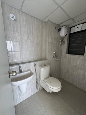 Attached Bathroom in 2 BHK Apartment at Runwal Gardens Phase 2, Dombivli East – for Rent