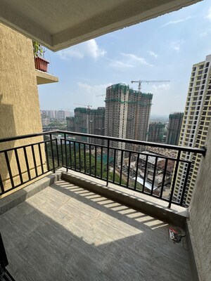 Balcony in 2 BHK Apartment at Runwal Gardens Phase 2, Dombivli East – for Rent