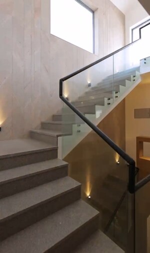 Staircase in 5 BHK Villa at Science City – for Sale