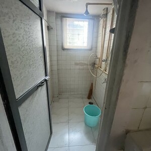 Bathroom in 1 BHK Apartment at Estee Geejay Apartments, Saibaba Nagar – for Rent