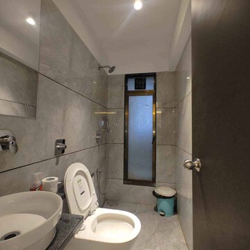 Bathroom in 2 BHK Apartment at Karnani Gyan Ghar, Khar West – for Rent