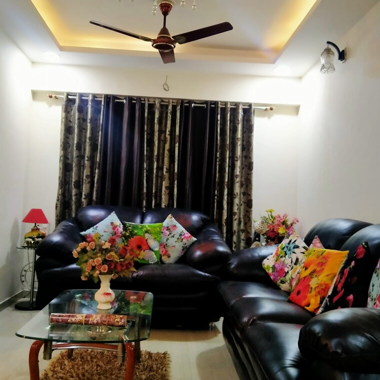 Living Room, paradise-apartment-ulwe 2 Bedroom 1200 Sq.Ft. Apartment In Ulwe Sector 18 Navi Mumbai 9292032