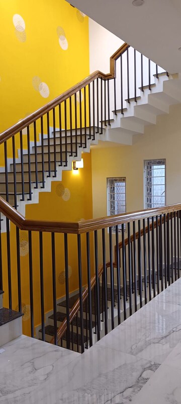 Staircase in 3 BHK Villa at Bagayam – for Sale