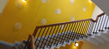 Staircase in 3 BHK Villa at Bagayam – for Sale