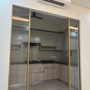 Kitchen in 3 BHK Apartment at Smart World Orchard, Sector 61 – for Rent