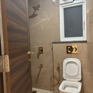 Bathroom in 3 BHK Apartment at Smart World Orchard, Sector 61 – for Rent