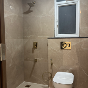 Bathroom in 3 BHK Apartment at Smart World Orchard, Sector 61 – for Rent