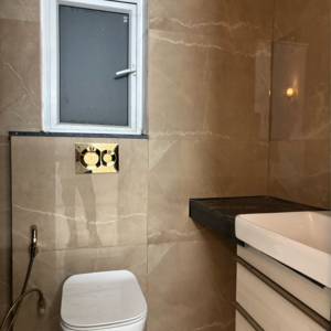 Bathroom in 3.5 BHK Apartment at Smart World Orchard, Sector 61 – for Rent