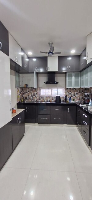 Kitchen in 3 BHK Builder Floor at Kondapur – for Rent