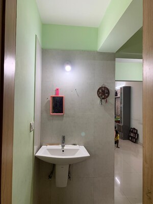 Bathroom in 2 BHK Apartment at Landmark Primrose, Balewadi – for Rent