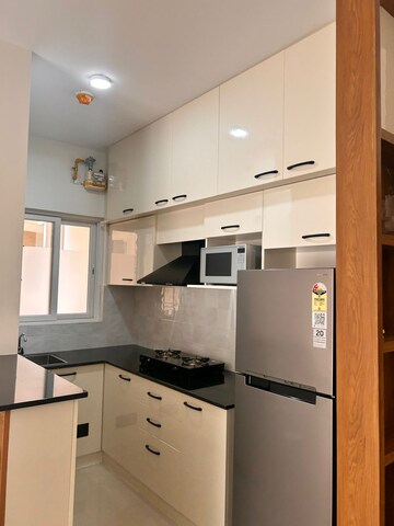 Kitchen in 2 BHK Apartment at Brigade El Dorado, Bagaluru – for Rent