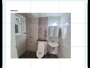 Bathroom in 2 BHK Apartment at Mantri Lithos, Thanisandra – for Rent