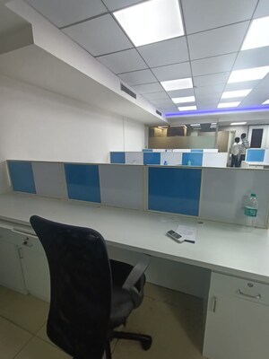 Team Area in  Office Space at Real Tech Park, Vashi Sector 30a – for Rent