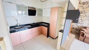 Kitchen in 2 BHK Apartment at Majestique Signature Towers, Balewadi – for Rent