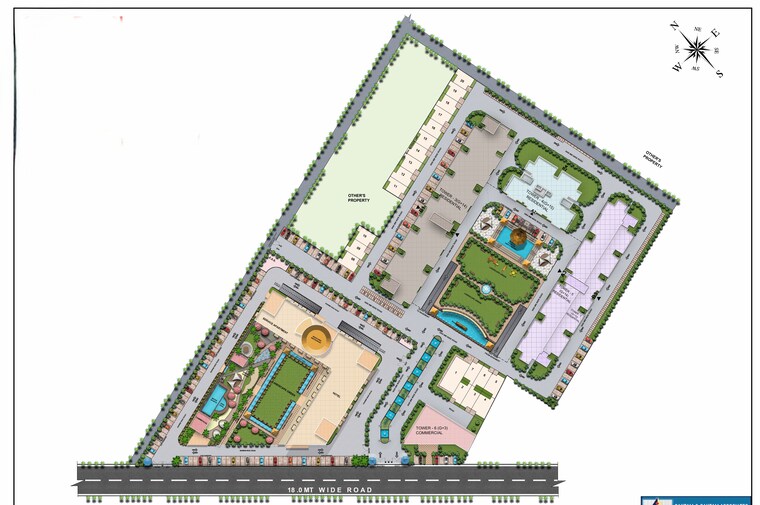 Master Plan, adore-happy-homes-exclusive 3 Bedroom 645 Sq.Ft. Apartment In Sector 86 Faridabad 9292286