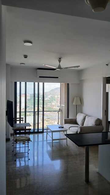 Living Room in 1 BHK Apartment at Lodha New Cuffe Parade, Wadala – for Rent