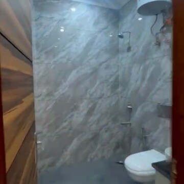 Bathroom in 3 BHK Builder Floor at RPS Palm Drive, Khedi Road – for Rent