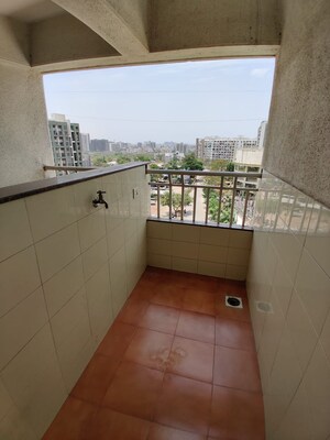 Balcony in 2 BHK Apartment at Geeta Gold Fusion, Kharadi – for Rent