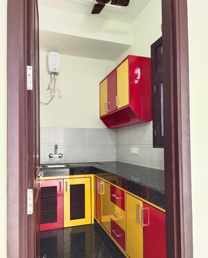 Kitchen in 1 BHK Builder Floor at Chattarpur – for Rent