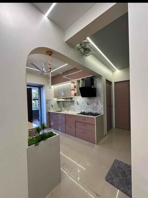 Kitchen in 2 BHK Apartment at Colorplus Raymond Realty Phase I, Pokhran Road No Two – for Rent