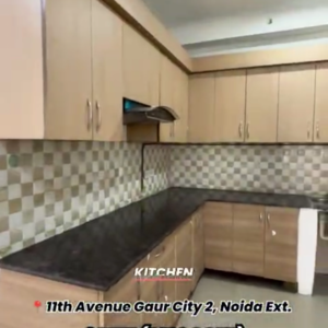 Kitchen in 3 BHK Apartment at Gaur City 2 - 11th Avenue, Sector 16c Greater Noida – for Sale