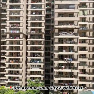3 BHK Apartment – Exterior View View at Gaur City 2 - 11th Avenue, Sector 16c Greater Noida - for Sale