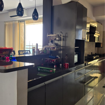 Kitchen in 5 BHK Apartment at Transcon Triumph Tower, Veera Desai Industrial Estate – for Rent
