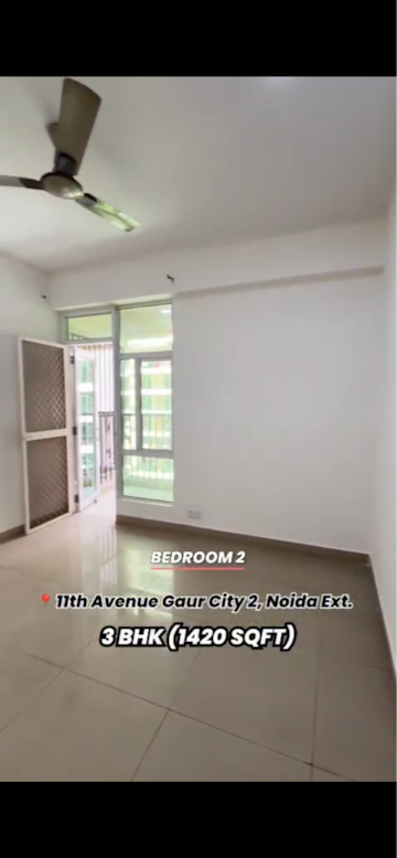 Room in 3 BHK Apartment at Gaur City 2 - 11th Avenue, Sector 16c Greater Noida – for Sale