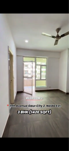3 BHK + Extra Room Apartment For Sale in Gaur City 2 - 11th Avenue