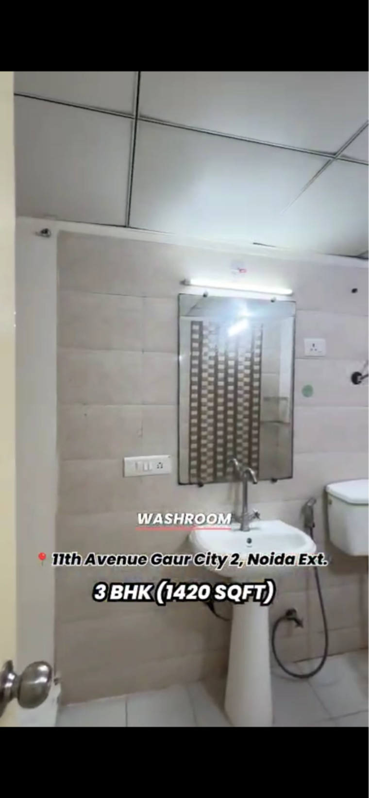 Living Room, gaur-city-2-11th-avenue 3 Bedroom 890 Sq.Ft. Apartment In Sector 16c Greater Noida Greater Noida 9292561