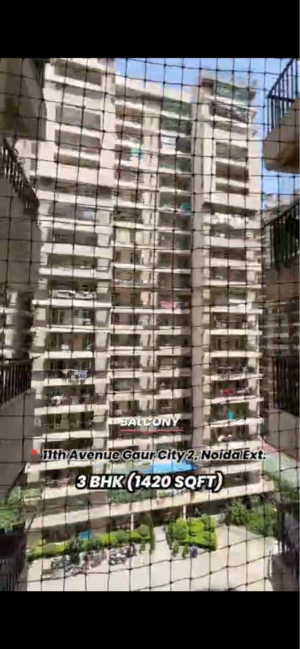 3 BHK Apartment – Exterior View View at Gaur City 2 - 11th Avenue, Sector 16c Greater Noida - for Sale