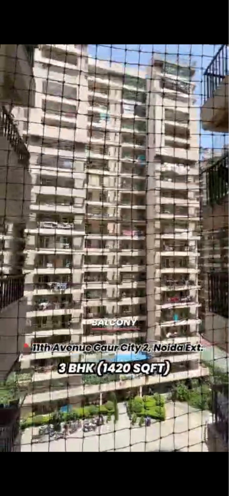 Exterior View, gaur-city-2-11th-avenue 3 Bedroom 890 Sq.Ft. Apartment In Sector 16c Greater Noida Greater Noida 9292561