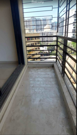 Balcony in 2 BHK Apartment at Rajendra Dolphin Tower, Jankalyan Nagar – for Sale